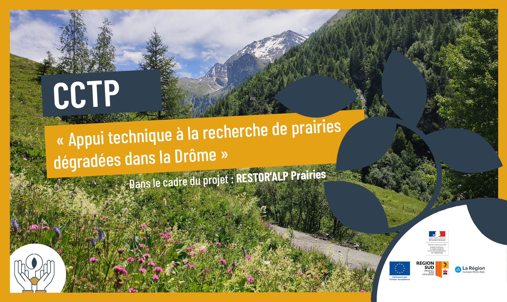 CCTP pour une prestation « Appui technique à la recherche de prairies dégradées dans la Drôme »